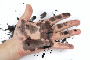 How to get ink or toner off your hands